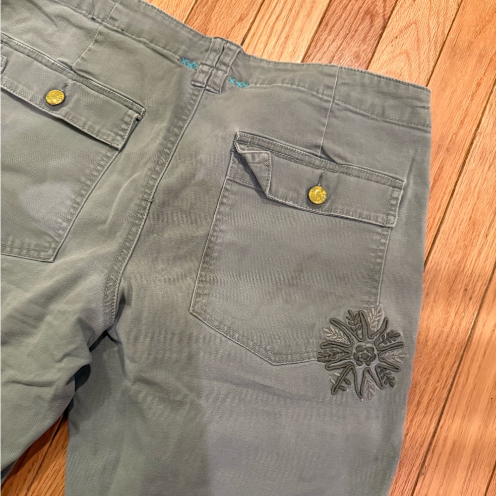 VTG American Eagle Outfitters Buttonfly Olive Cargo Shorts